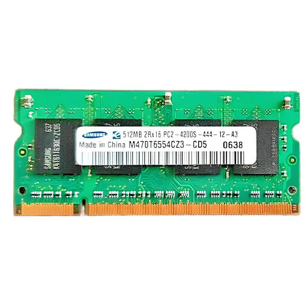Memória ram ddr2 512mb pc2-5300 667mhz sodimm
